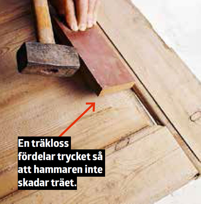 Så här rätar du upp en sned dörr