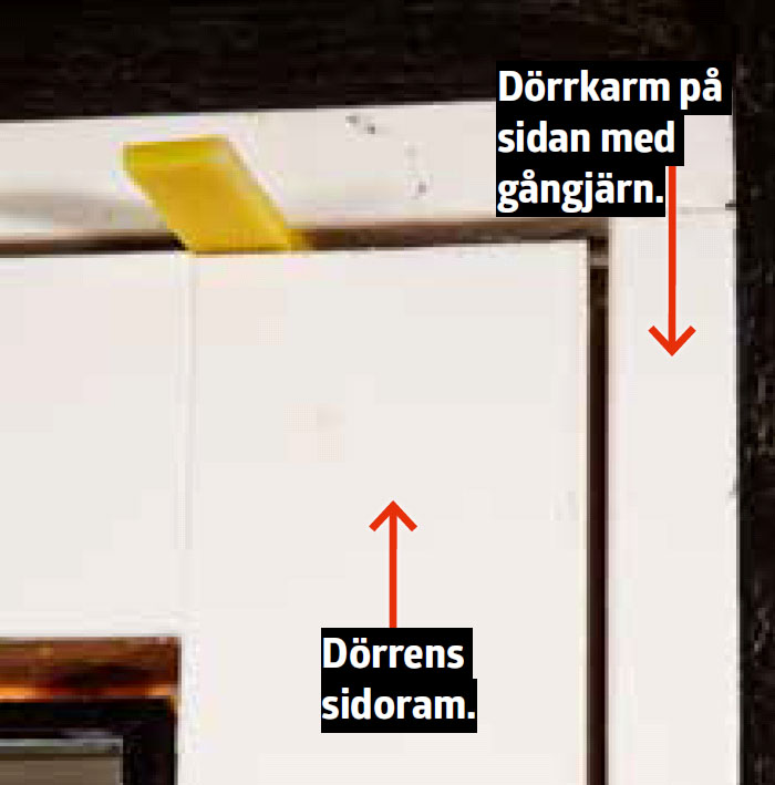 Så här rätar du upp en sned dörr