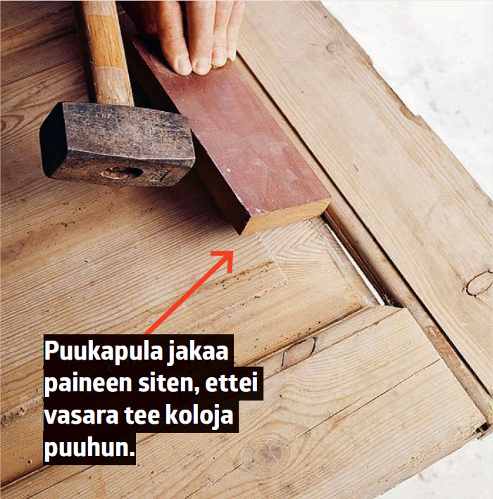 Näin suoristat painuneen oven