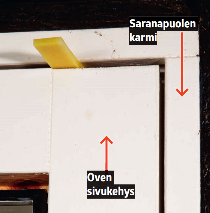 Näin suoristat painuneen oven
