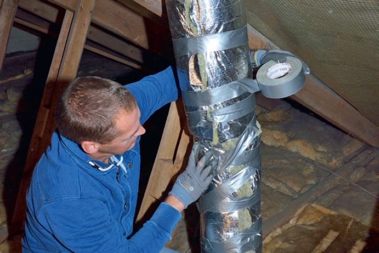 Slipp kondens i ventilationsrör