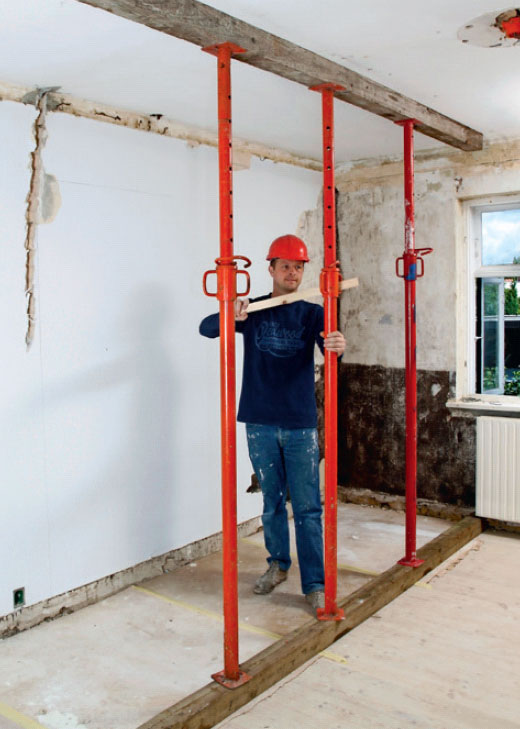 Öppna upp bärande vägg