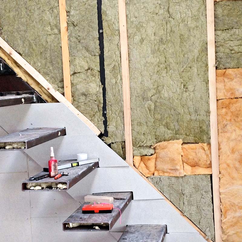 Svevende trapp: Alle de små puslespilldelene