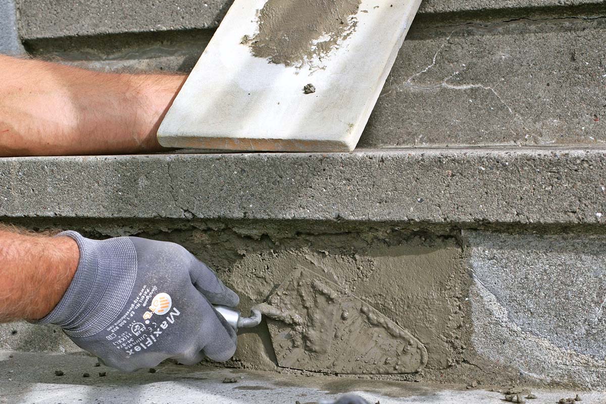 Reparation af betontrappe - sådan gør du
