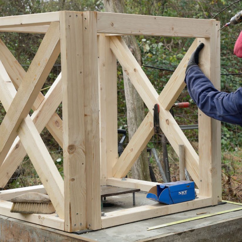 Bygga en kall- och varmrök