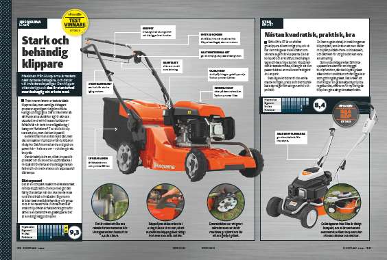 Gräsklippare bensin bäst i test