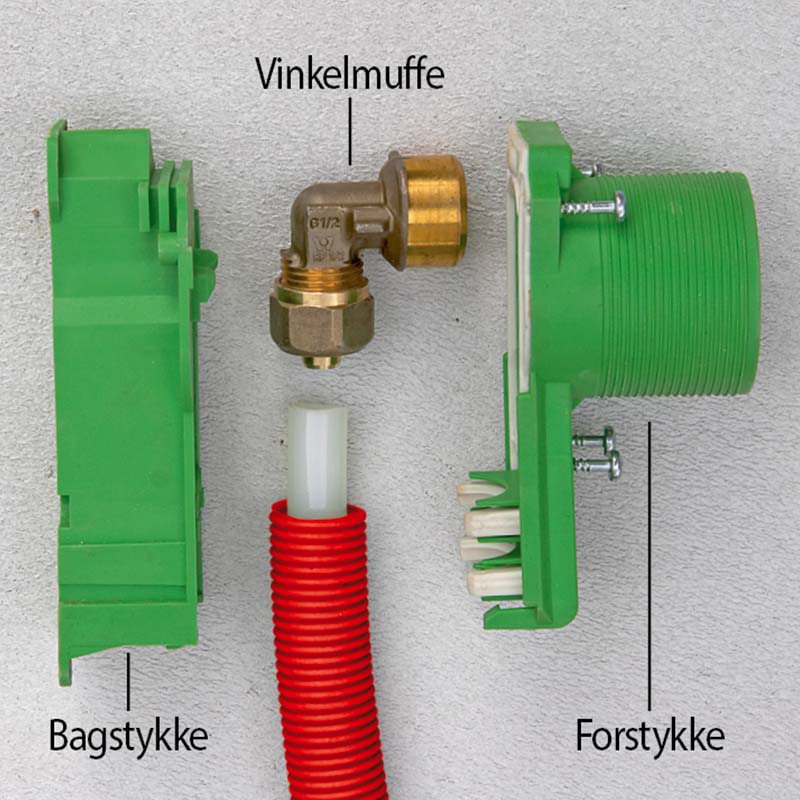 Gem varmerørene væk i væggen