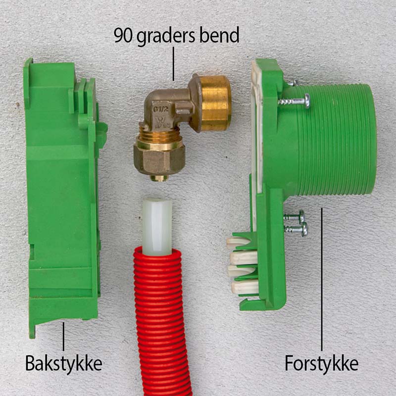 Gjem de stygge varmerørene i veggen