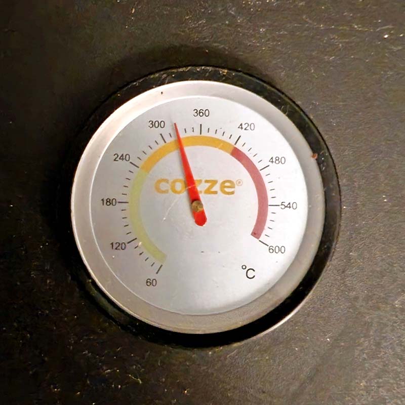 Cozze pizzauuni: Lämpömittari