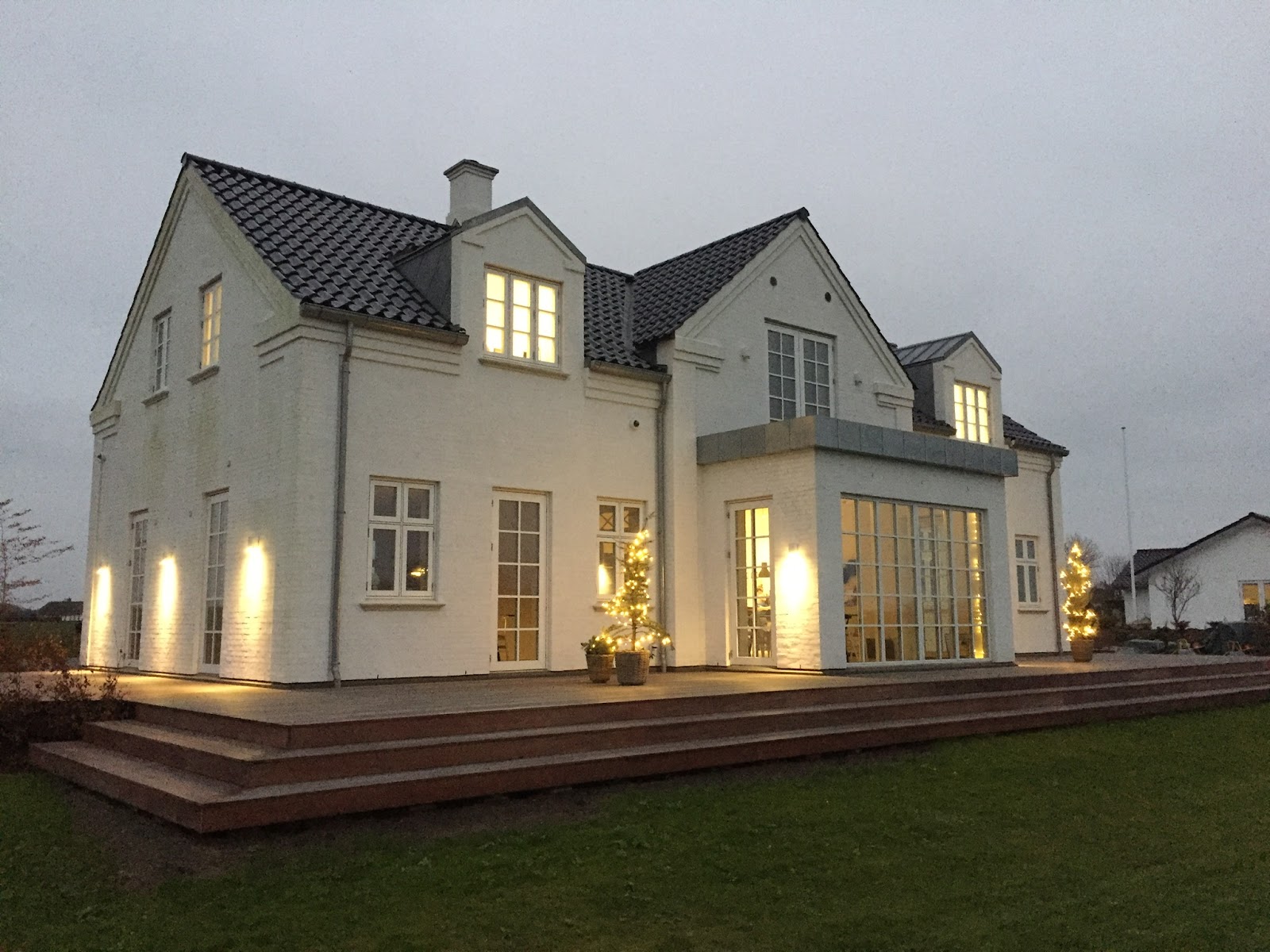 IPE-terrasse med kæmpetrappe