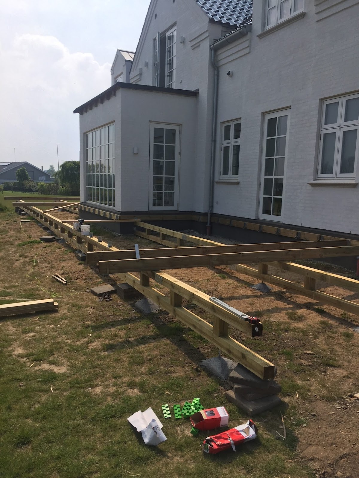 IPE-terrasse med kæmpetrappe