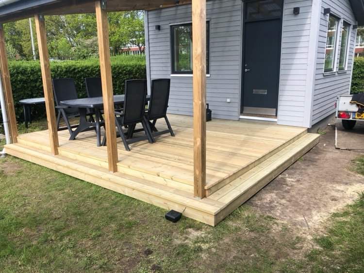 Ny træterrasse
