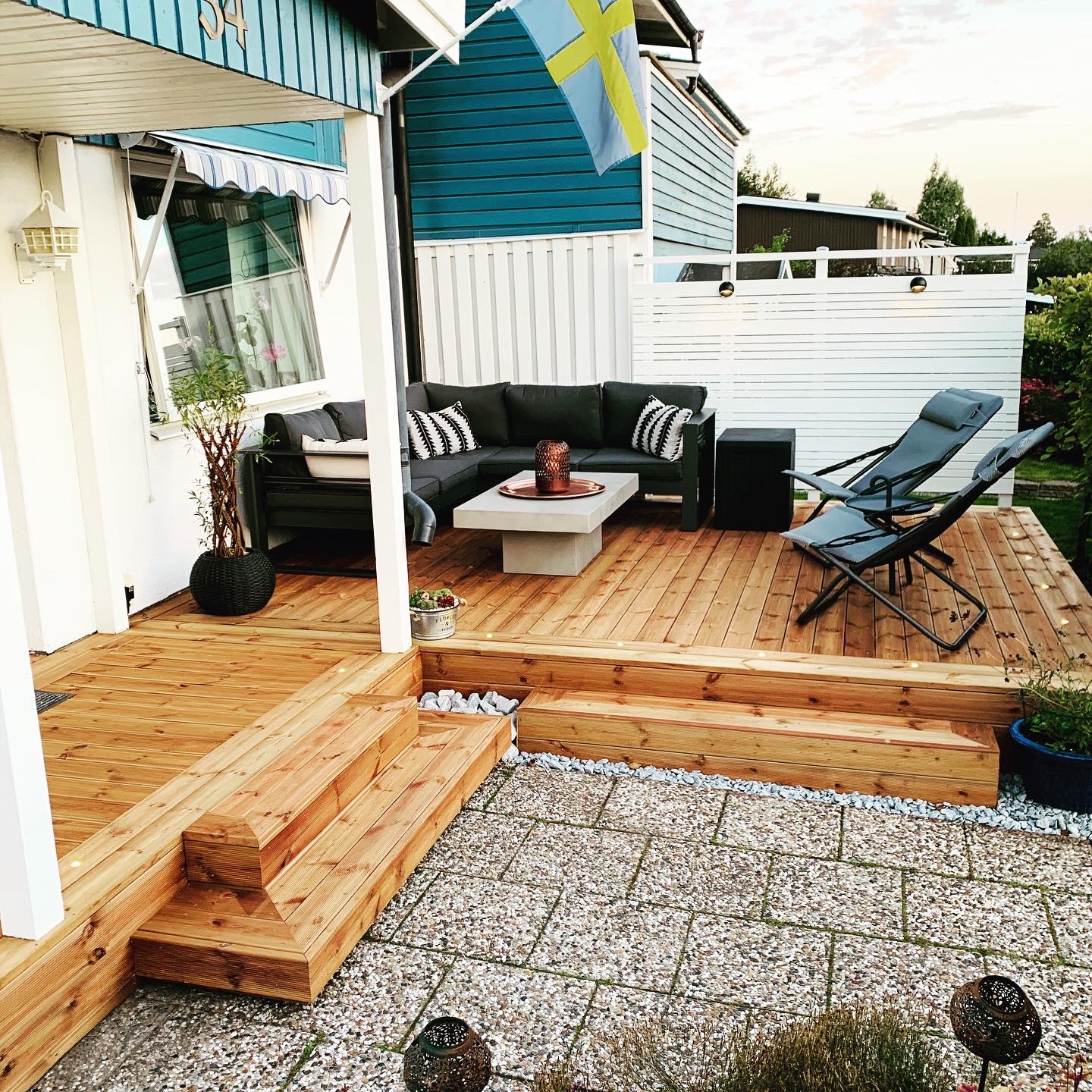 Opgradering af den gamle terrasse