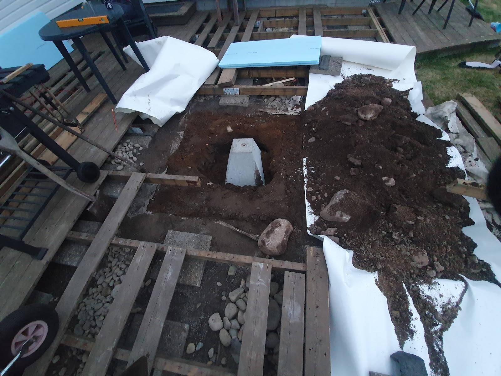 Ny terrasse til vinkelhus