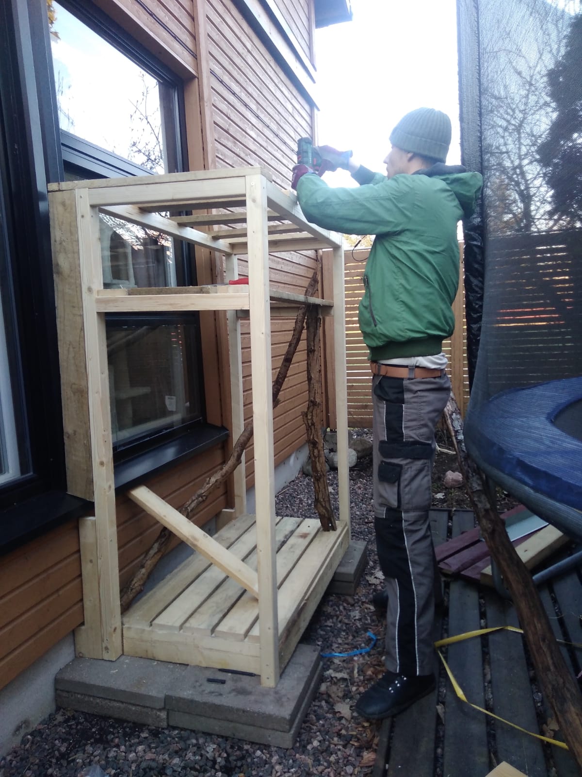 Lille voliere til kattene