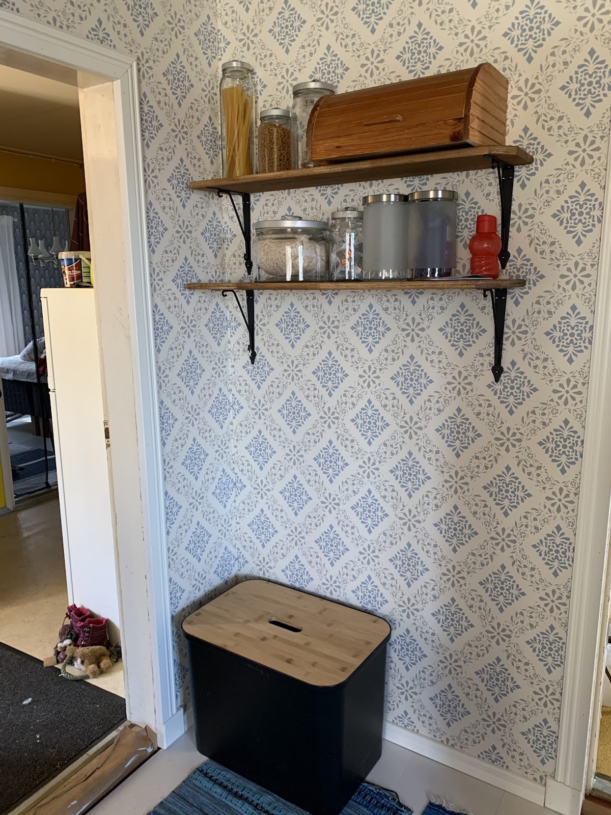 Nyt køkken i gammel hytte