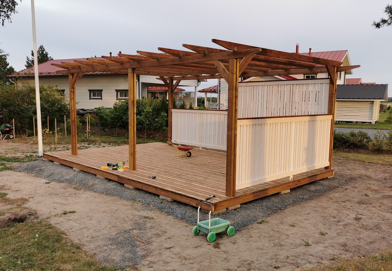 Fritstående pergola