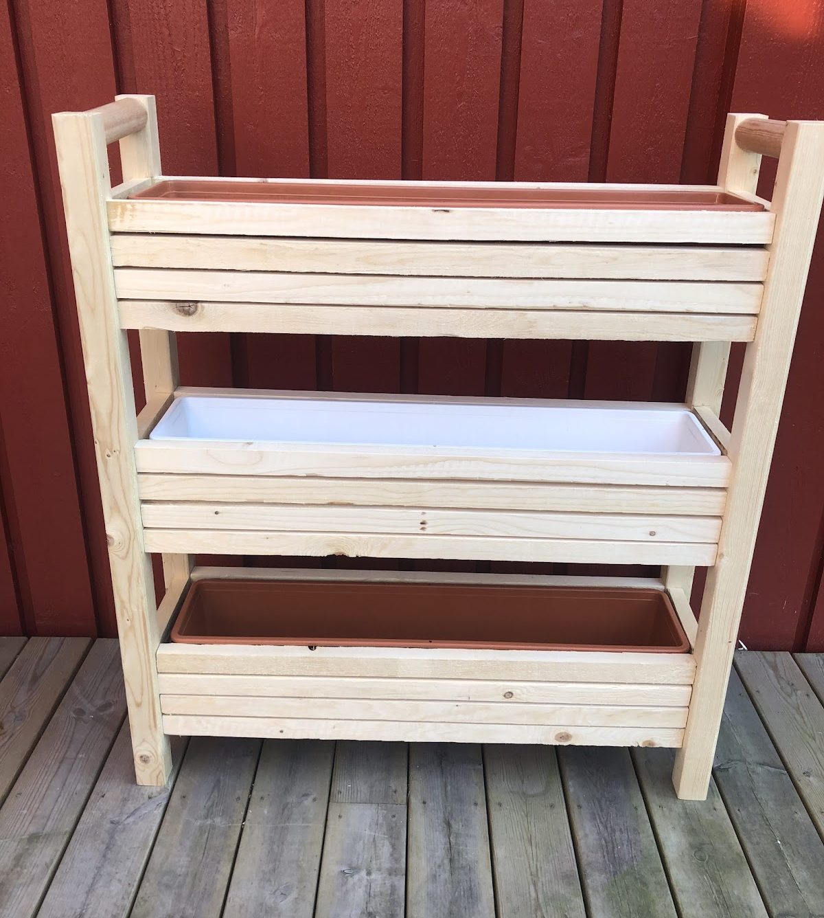 Plantemaskine i tre niveauer