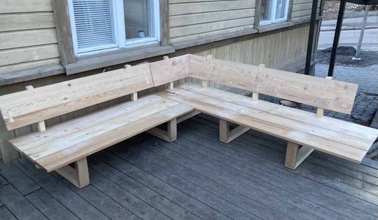 Hjørnesofa til terrassen