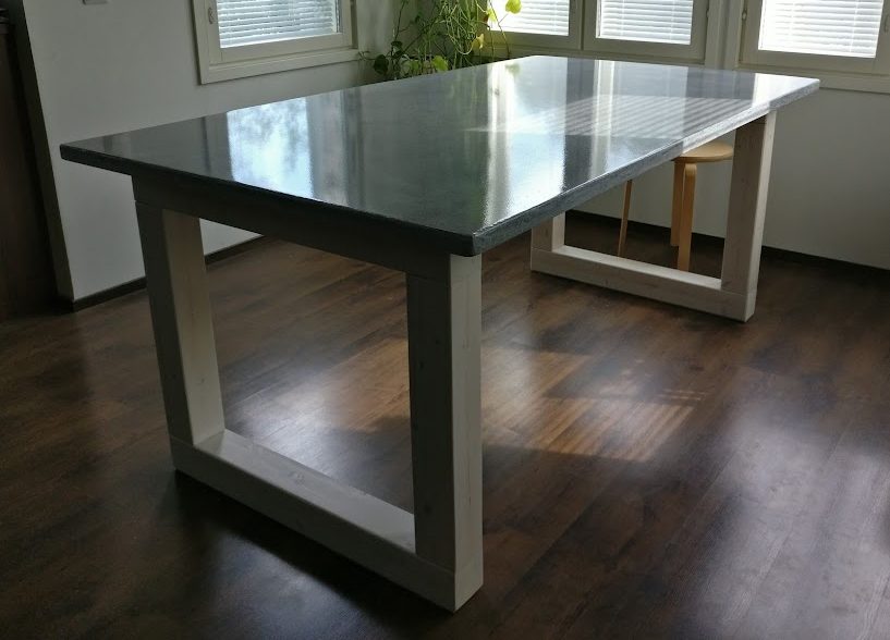 Betonbord til spisestuen