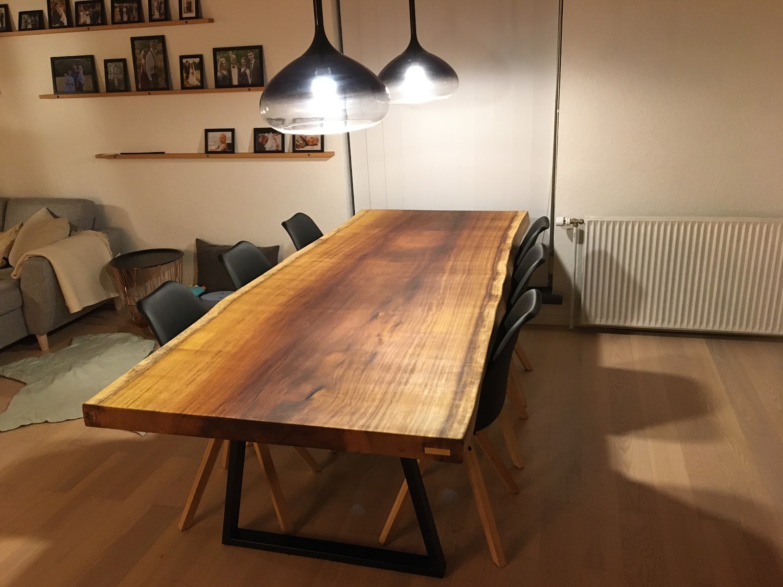 Plankebord af en 110 cm bred planke