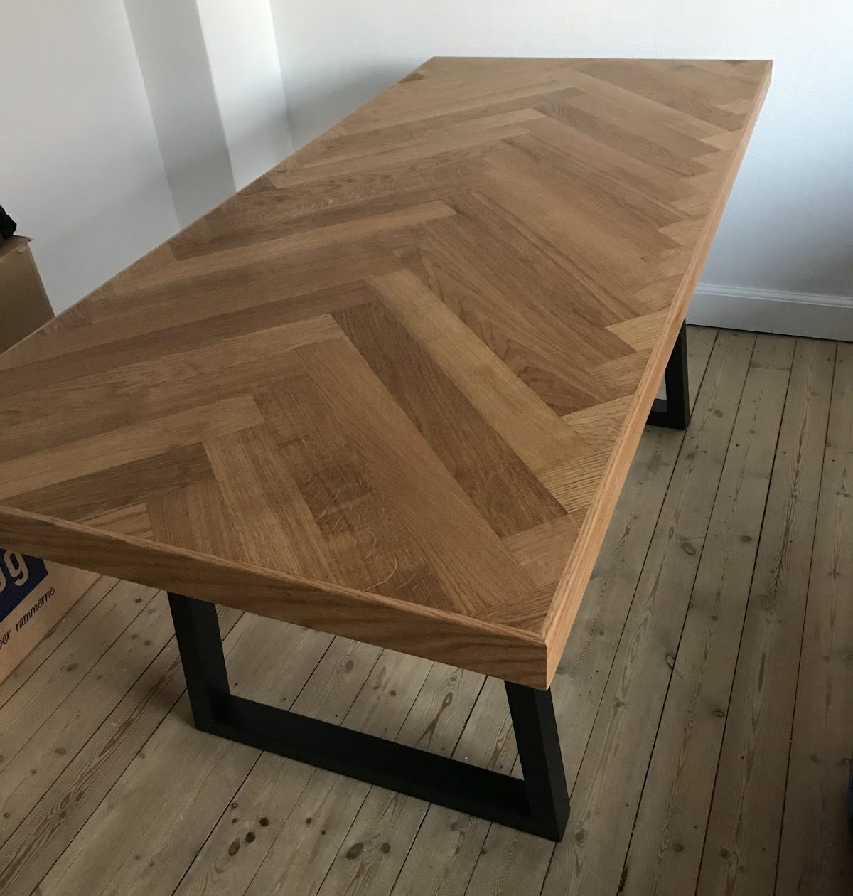 Sildebensbord i egetræ