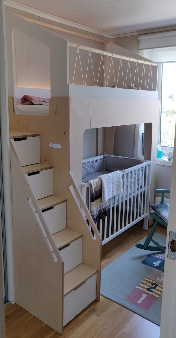 Køjeseng til børneværelset