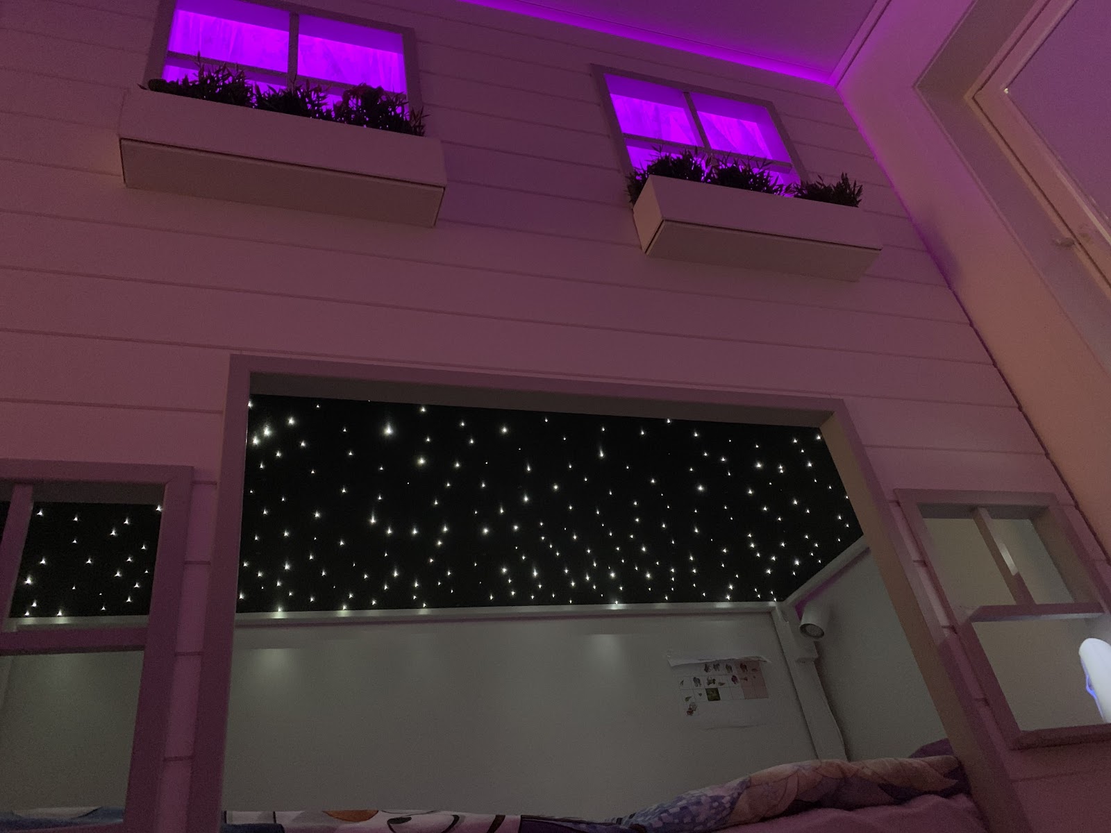 Kabineseng med stjernehimmel