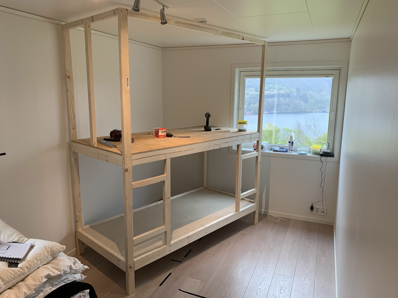 Kabineseng med stjernehimmel