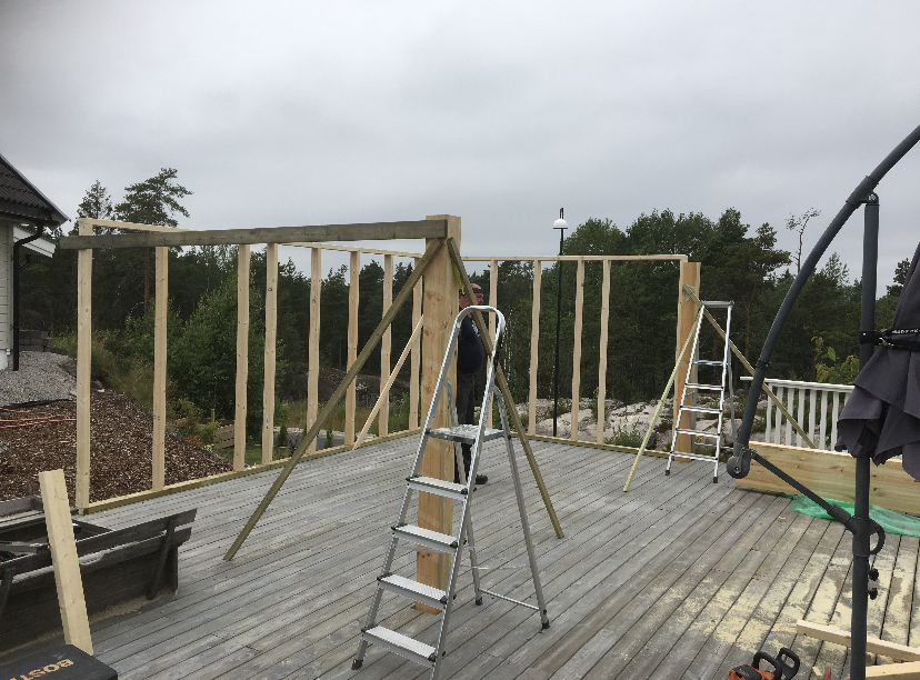 Udestue og udekøkken