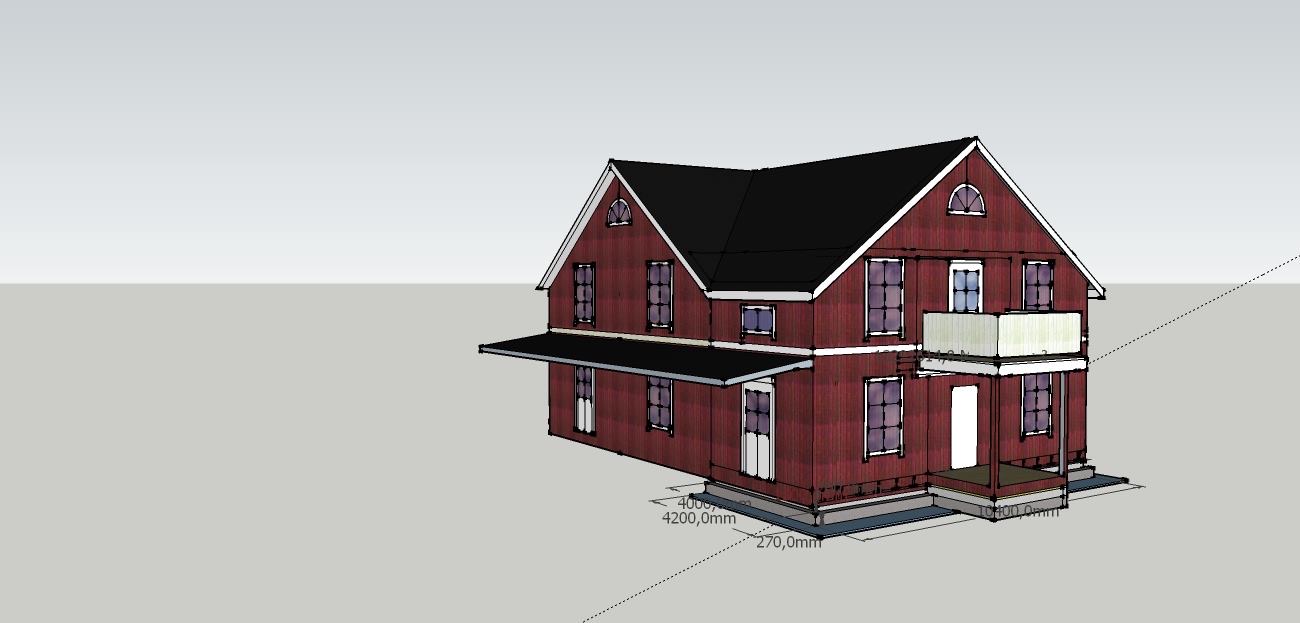 Udbygning af træhuset