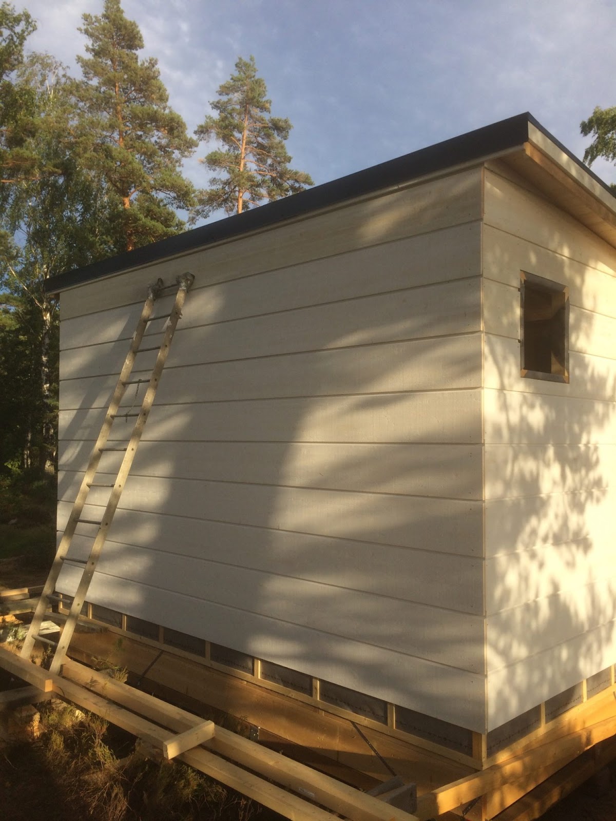 Sommerhustilbygning uden el