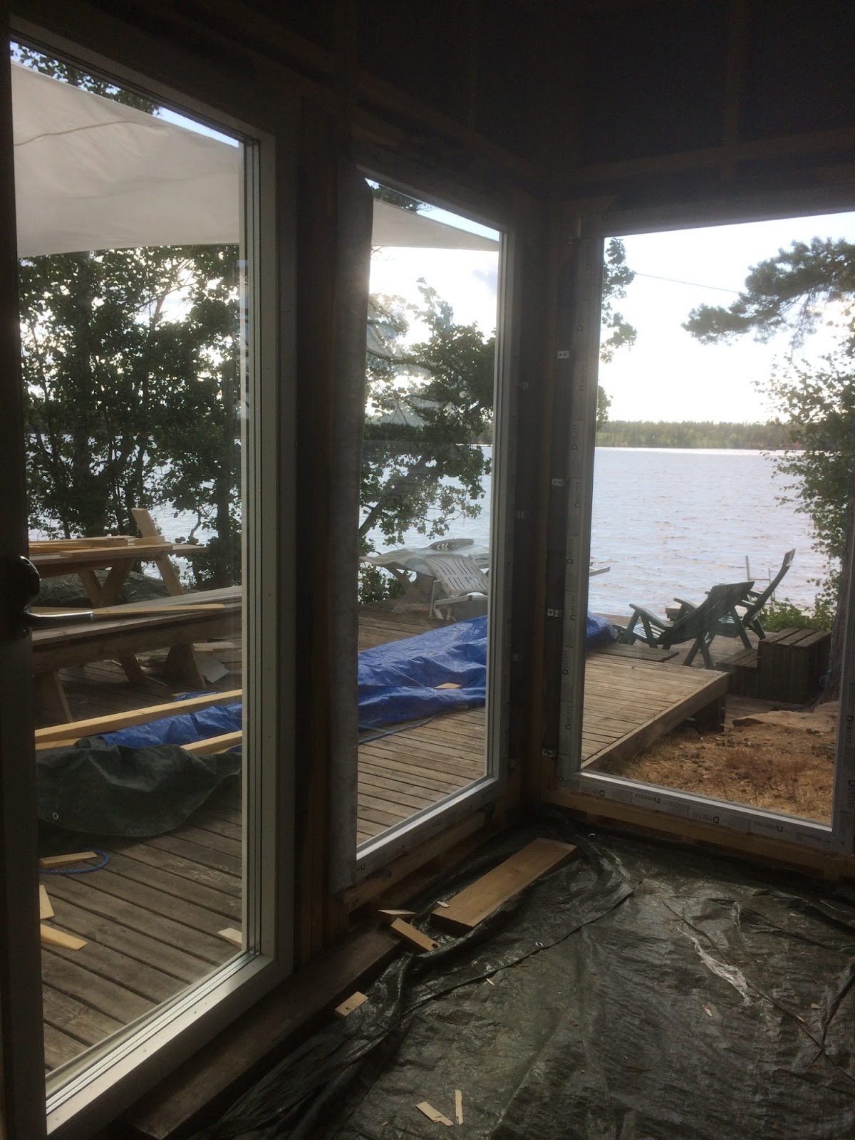 Sommerhustilbygning uden el