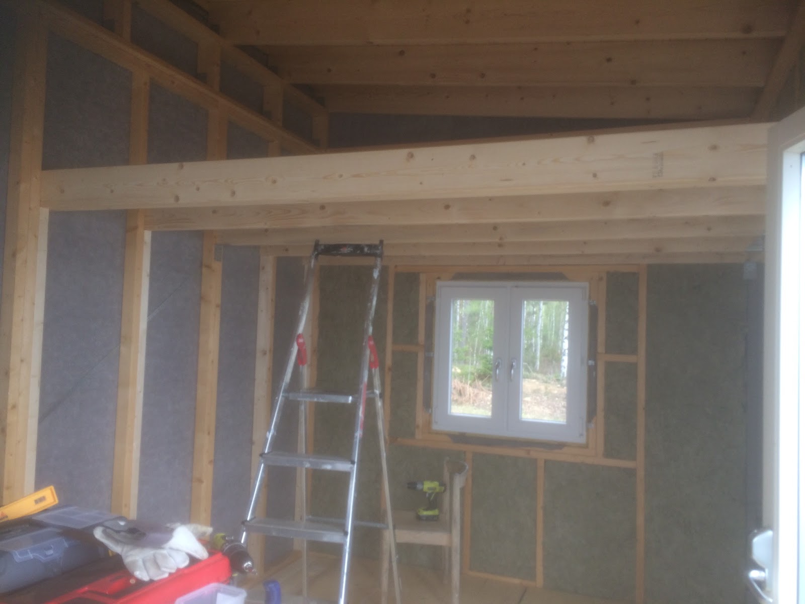 Sommerhustilbygning uden el