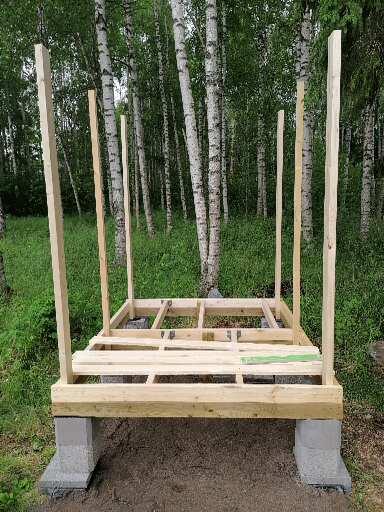 Toilet hytte med skøn udsigt