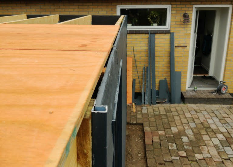 Nyt skur og belægning