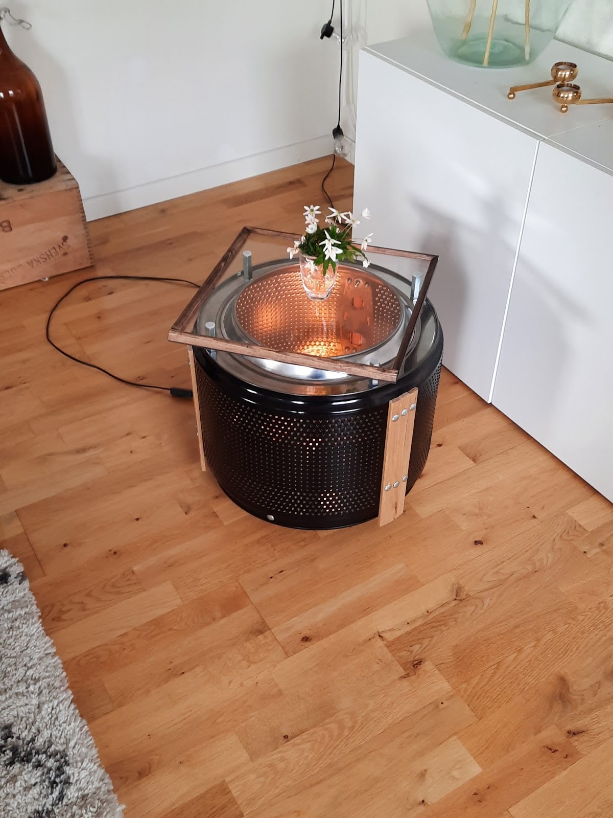 Fra vaskemaskinetromle til sofabord