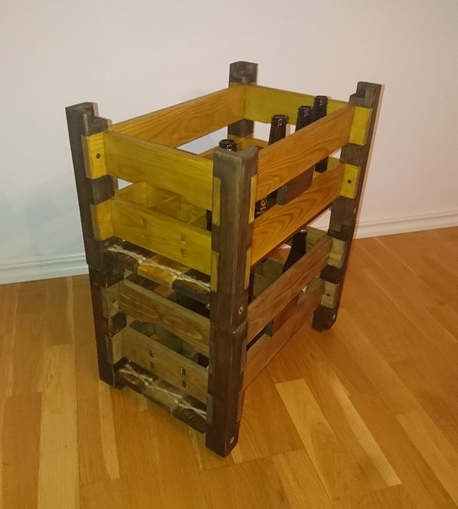 Stabelbare ølbakker