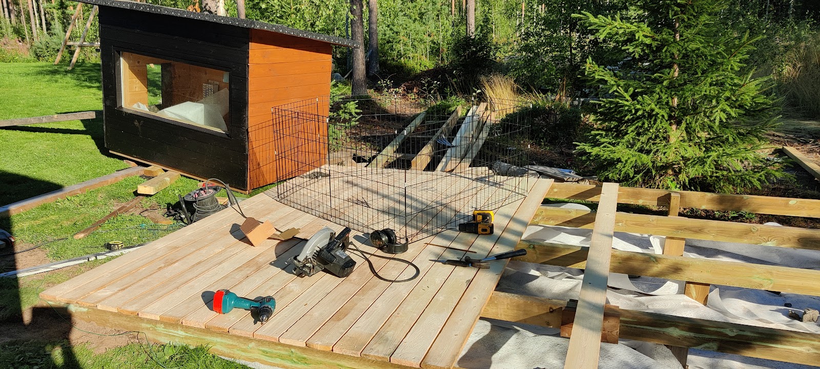 Indhegnet hundegård