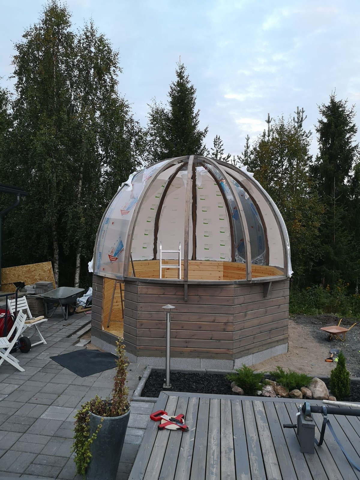 Smuk dome med udsigt til nordlys