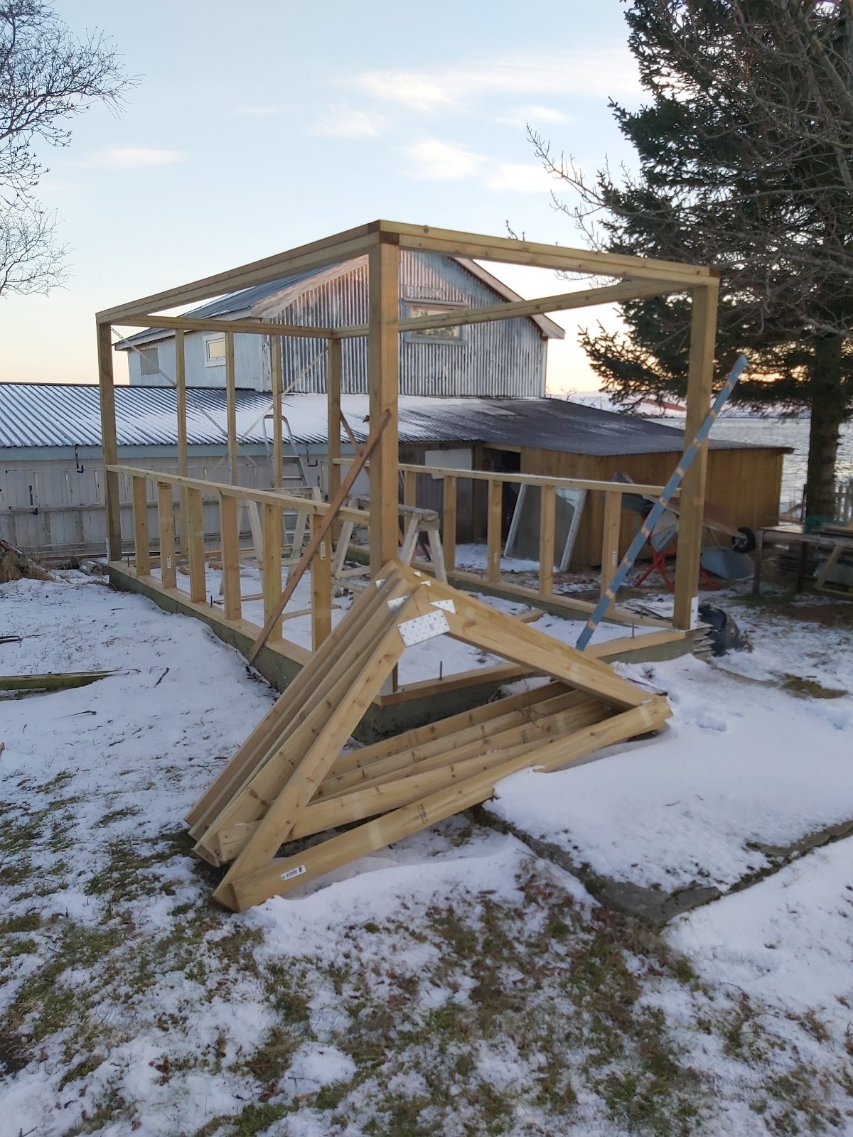 Nyt drivhus på gammelt fundament