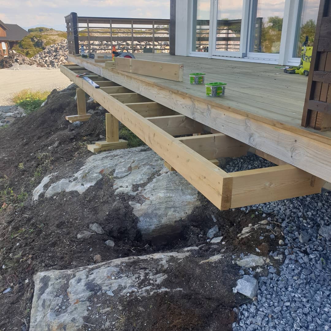 Trappe til terrassen