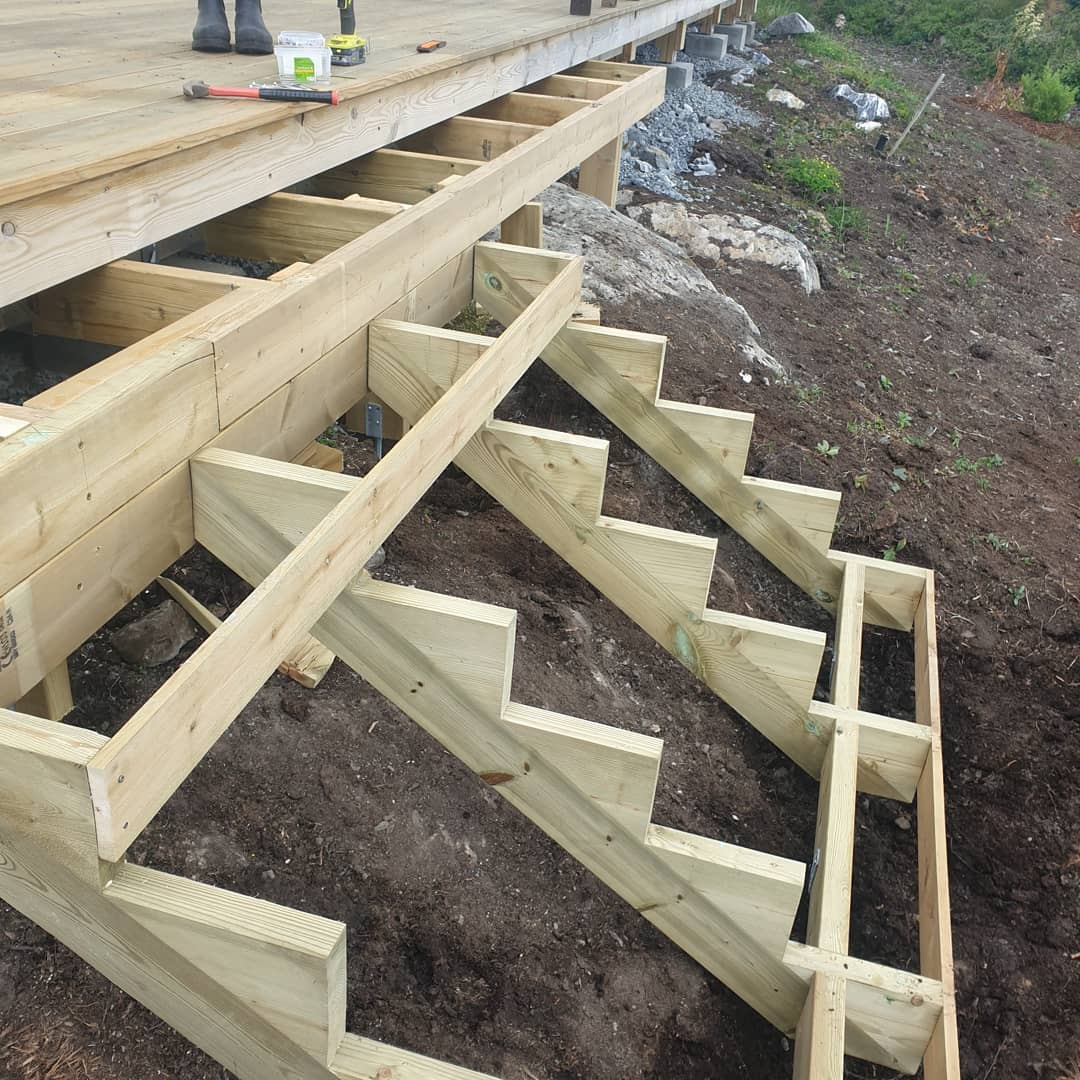 Trappe til terrassen