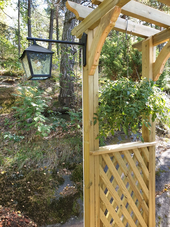 Ny veranda, trapper og pergola