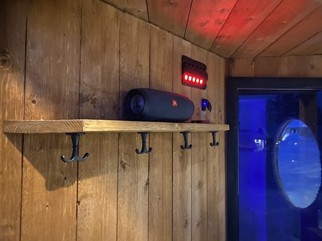 Rullende spa med sauna