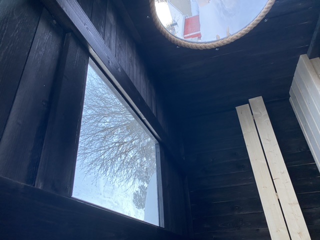 Rullende spa med sauna