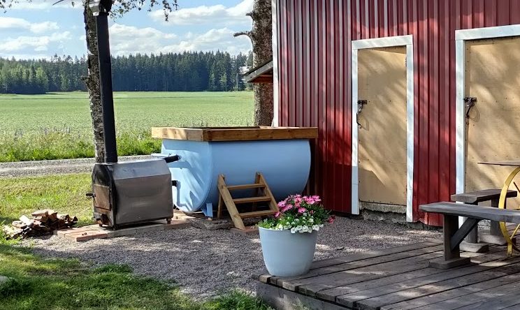 Hjemmelavet vildmarksbad