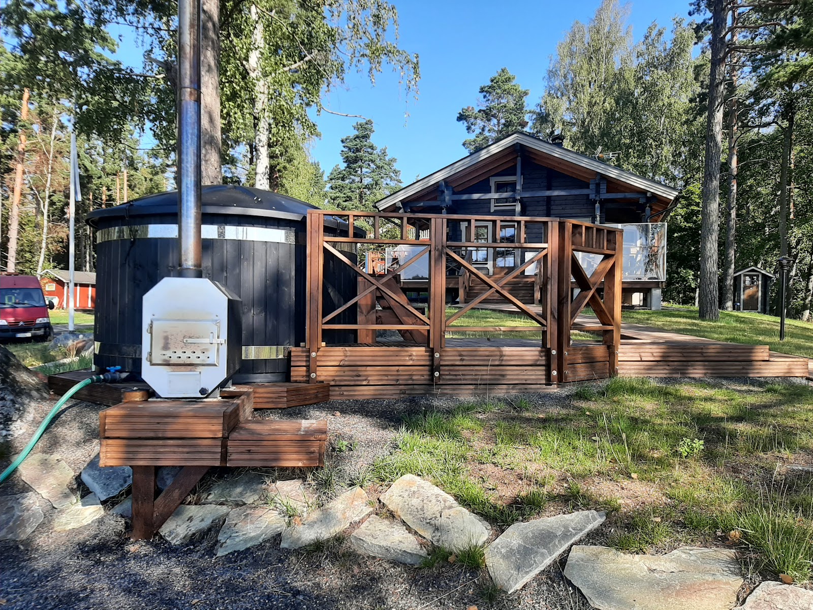 VIldmarksbad i vandkanten