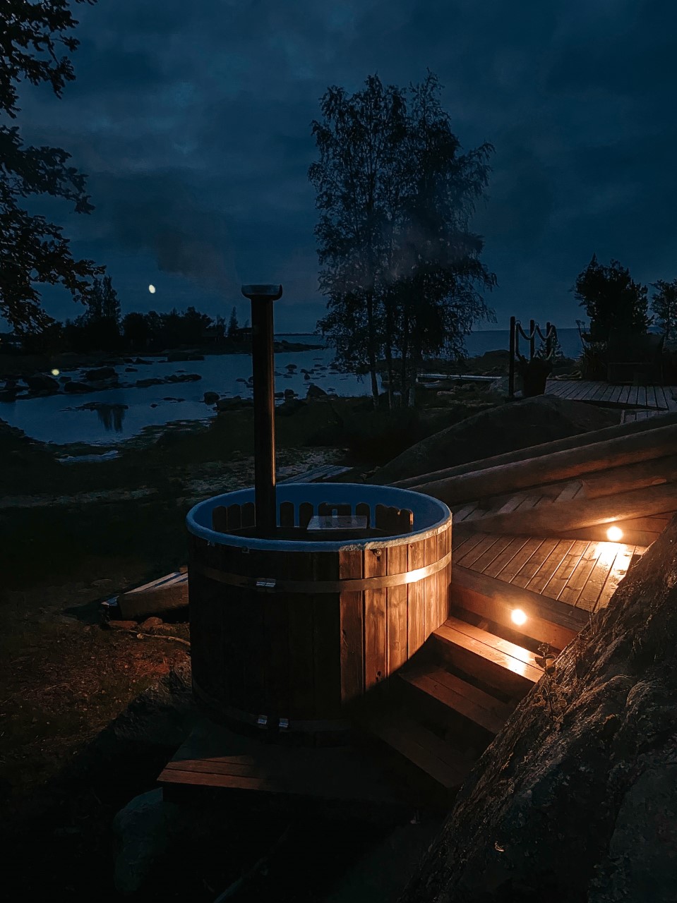 Vildmarksbad med fede detaljer