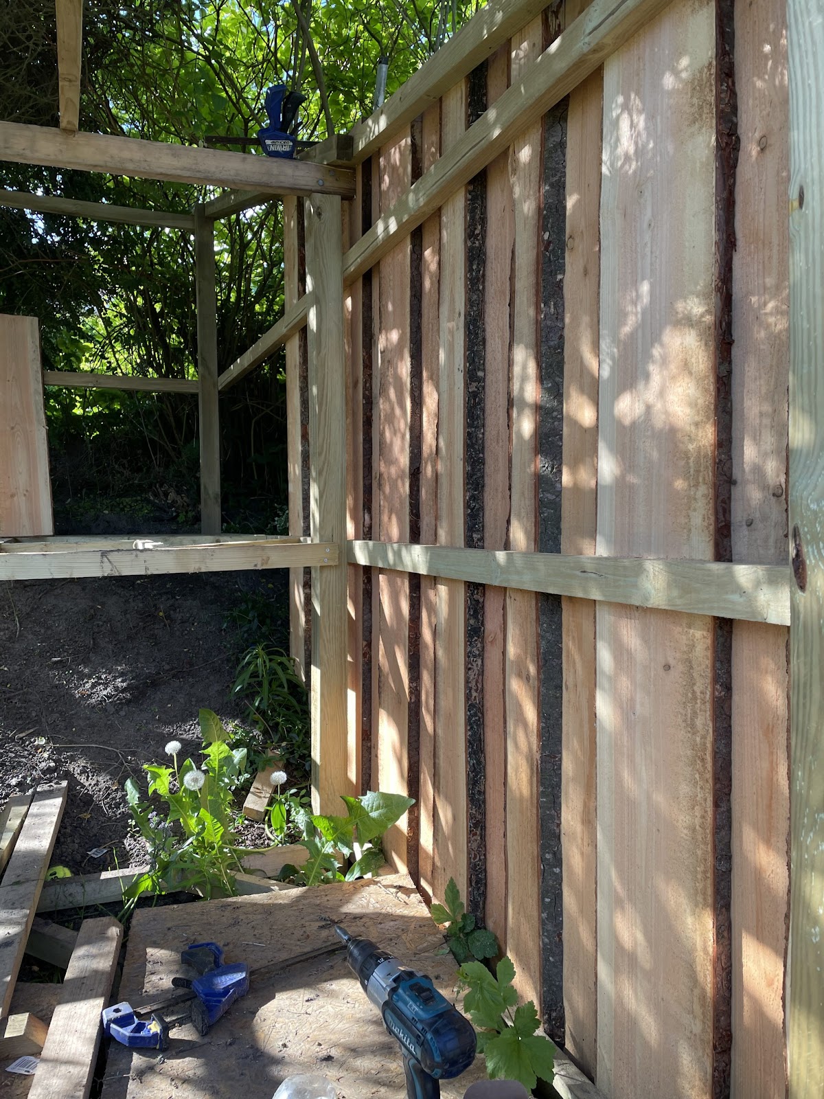 Victors træhule/shelter